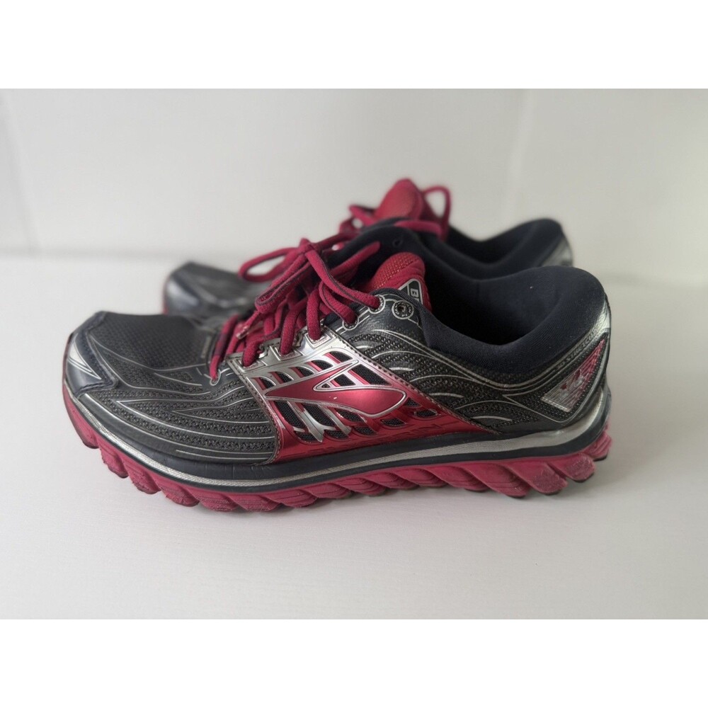 Brooks Running Shoe Glycerin 14 Women's Size 8.5 Pink/Gray/Silver VGUC